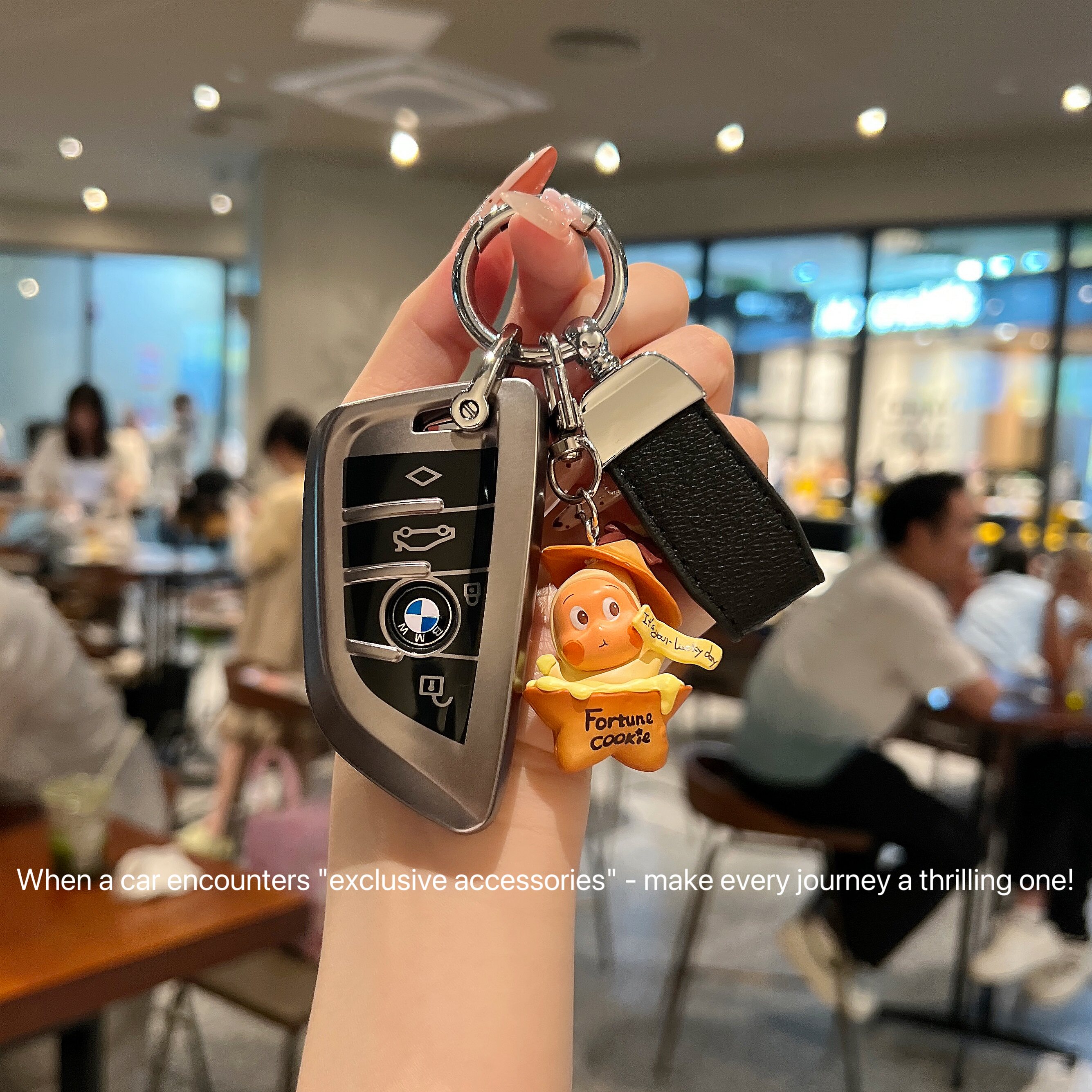 MugiVSE Metal Key Fob Cover, Compatible With Honda, Alloy Armor