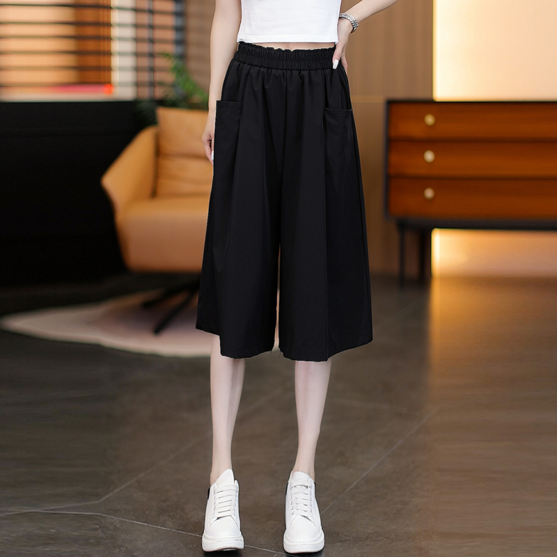 Casual Versatile Capri Pants 2026 Summer New Loose Fashion Six-Point Pants Comfortable Simple Commuter Yamamoto Pants Casual Versatile Capri Pants 2026 Summer New Loose Fashion Six-Point Pants Comfortable Simple Commuter Yamamoto Pants