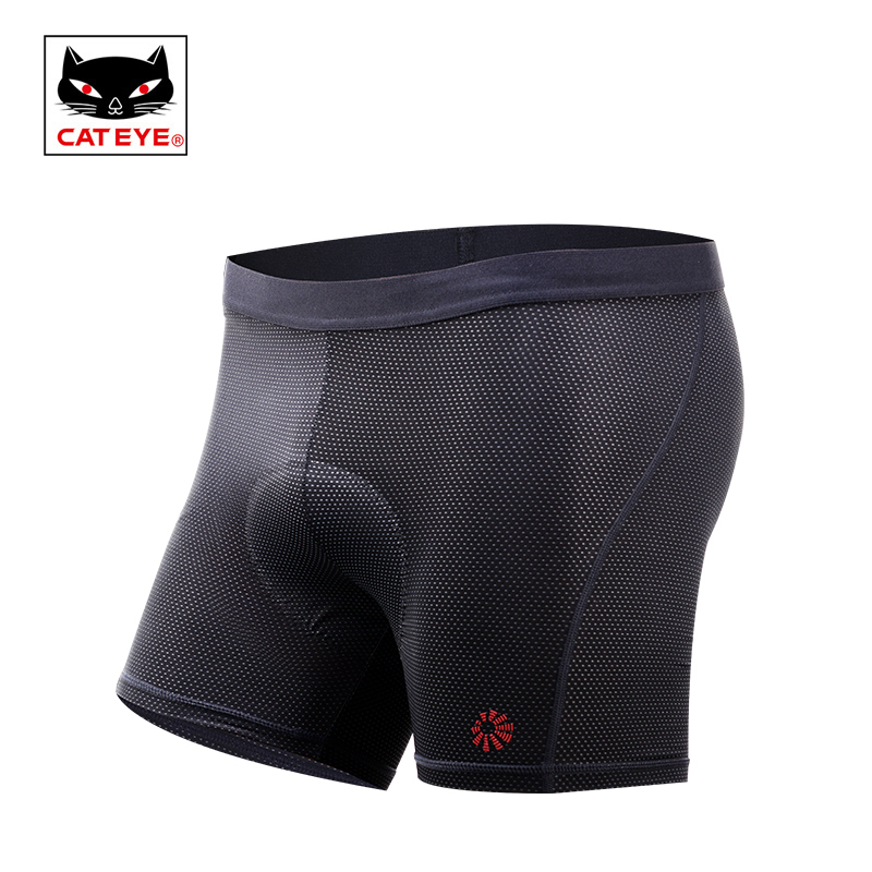 Cateye Cycling Underwear for Men and Women, Padded Cycling Shorts, Long Pants, Bicycle Road Mountain Bike