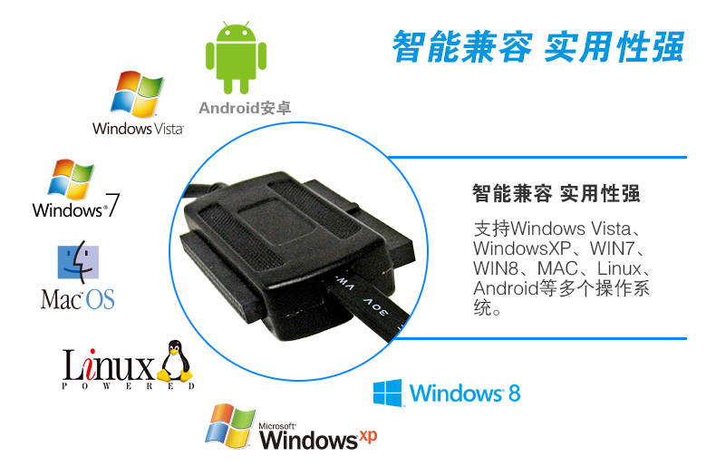 usb comtop dễ lái dòng luân chuyển ide sata 2.5 3.5 USB2.0 máy tính đĩa cứng chuyển đổi cáp adapter - USB Aaccessories quạt mini fan