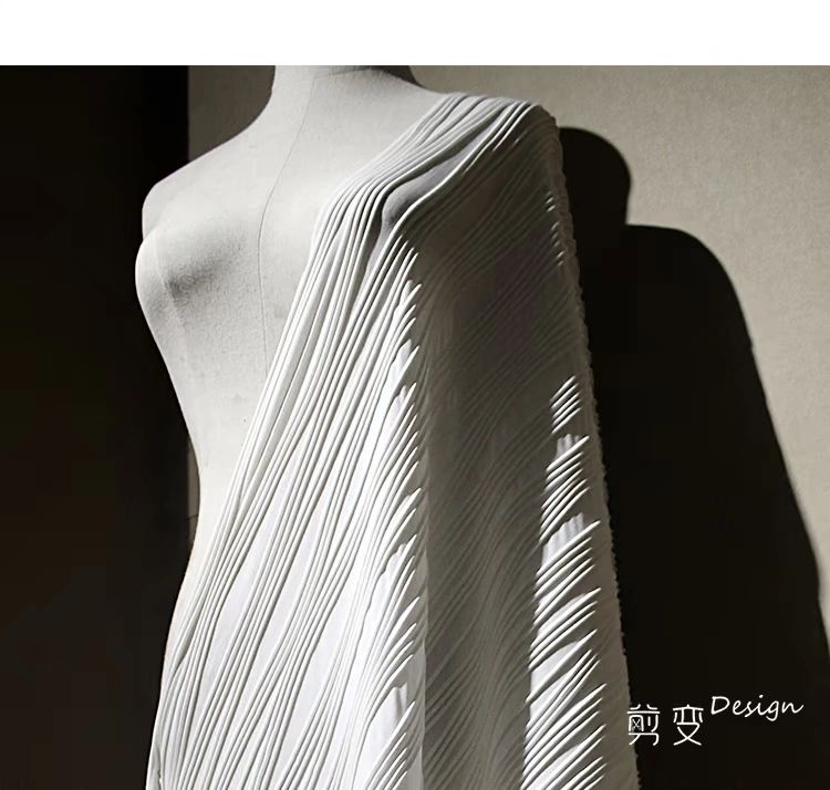 "Flora lực cắt" sáng tạo đặc biệt ba chiều thiết kế vải kết cấu sọc cao cấp các loại vải thời trang diy - Vải vải tự làm