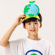 ຫົວຂໍ້ວັນ Earth Day headwear earth tree grass flower water drop hat headgear kindergarten performance props