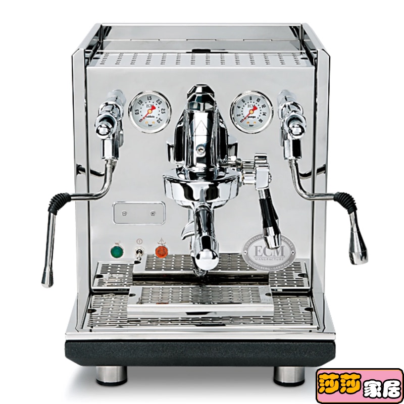 Ecm Synchronika Specialty Coffee Machine with Rotary Pump, Dual Boiler Semi-Automatic Coffee Machine, Silent