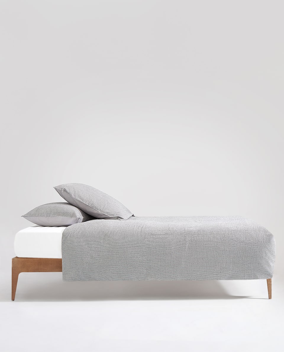 Zara Home Xám nhuộm dòng chăn phòng ngủ chăn bông đơn mảnh mùa hè 47337088802 - Quilt Covers chăn drap