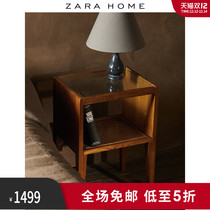 Zara Home minimalist wooden storage cabinet rack bedside table bedside table locker 41297072052