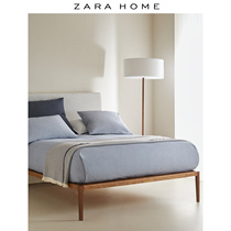 Zara Home blue cotton European simple soft wash cotton stripe quilt cover 42171088400