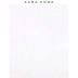 Zara Home Pure White Basic Trẻ em thoải mái Mật độ mềm bông Tấm trên giường 40006089250 - Khăn trải giường Khăn trải giường