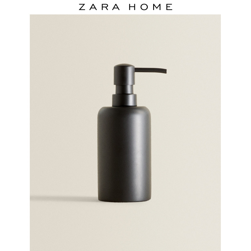 Zara Home Black Modern Simple Home Manual Press Soap Dispens Bottle 42172466800