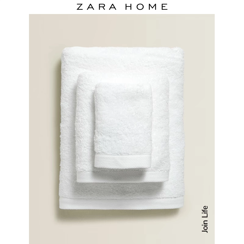Zara Home teal xanh đôi vợ chồng trẻ em thấm nước rửa mặt khăn bông 40025013538 - Khăn tắm / áo choàng tắm