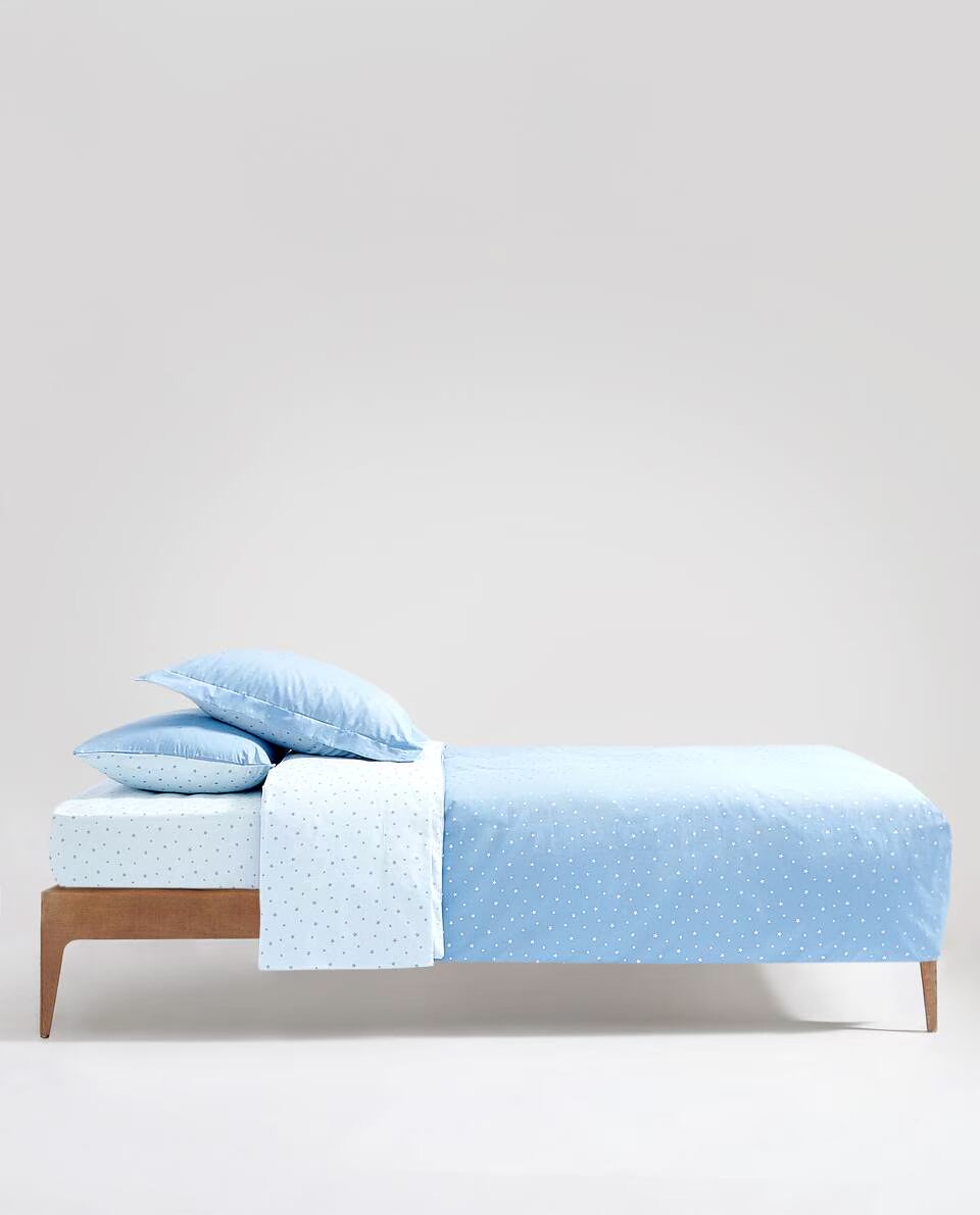 Zara Home KIDS loạt Blue Star trẻ em hai mặt in dệt chặt bông chăn 47382088400 - Quilt Covers chăn đũi