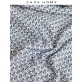 Zara Home Blue Mife Home Living Room Nap Textile Glyph 41371004400