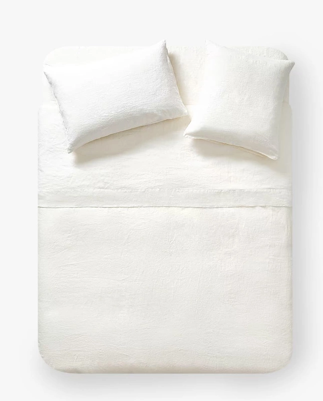 Zara Home màu be vải lanh giặt chăn bìa Bắc Âu đơn giản bộ đồ giường 47251088712 - Quilt Covers