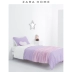 Sê-ri Zara Home KIDS với hai mặt của tấm vải lanh màu tím có nắp chấm in đơn mảnh 47566088629 - Quilt Covers