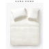 Zara Home màu be vải lanh giặt chăn bìa Bắc Âu đơn giản bộ đồ giường 47251088712 - Quilt Covers Quilt Covers