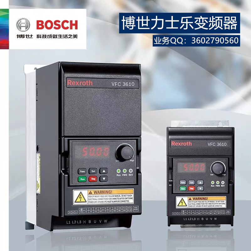 Brand New Bosch Rexroth Frequency Converter Vfc3610 3615 Series 0K40 0K75 1K50 2K20 3K00