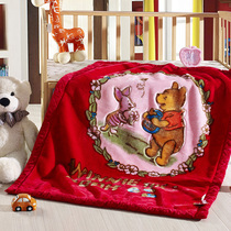 Newborn cover blanket baby blanket children kindergarten baby cloud blanket small quilt double layer thickened autumn and winter blanket
