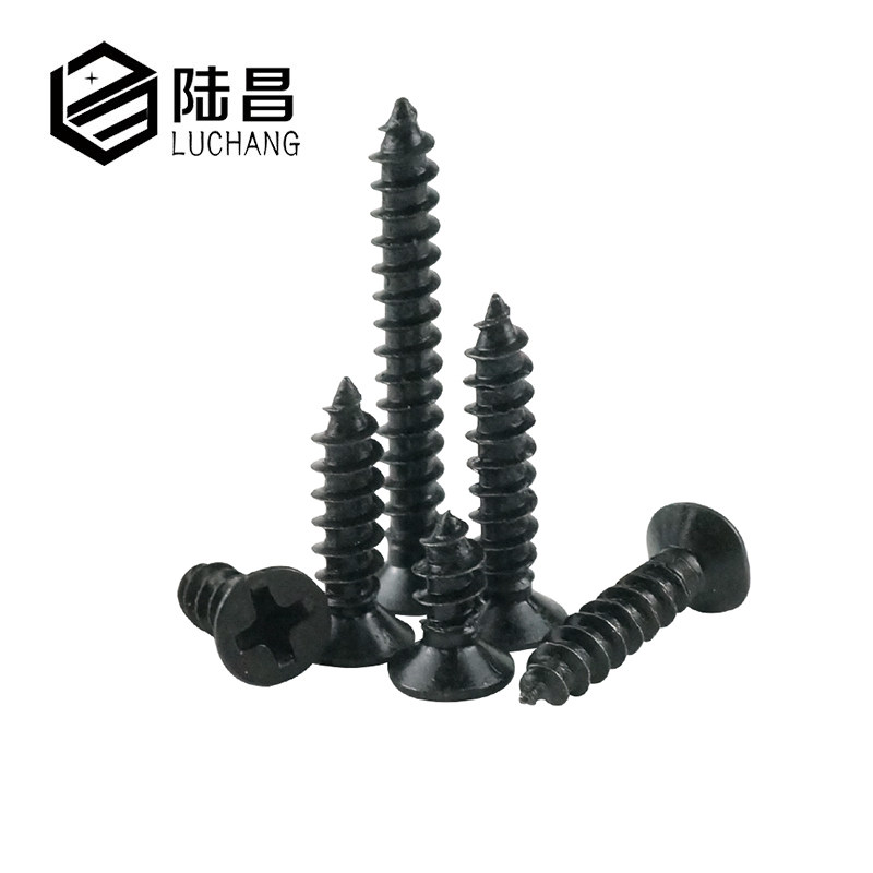 Black KA cross sunk head self-tapping small screw head small screw electronic flat head self-tapping screws M4 * 8-20