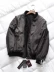 DIDW104 Cặp đôi Hàn Quốc mẫu hai bên mặc áo khoác bomber nam áo khoác cotton mùa đông dày áo đôi mùa đông Trang phục Couple