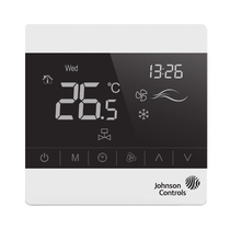 Johnson Controls T8000 series LCD thermostat can be connected to the control valve T8200 JohnsonControls
