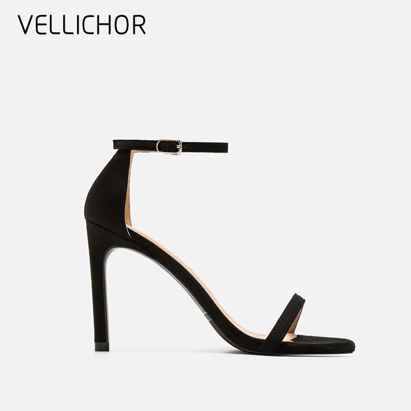 2021 new summer ins tide net red sexy stiletto heels wild open toe leather word belt sandals women