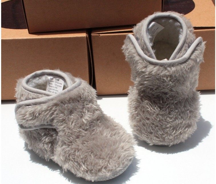 Pantoufles enfants en suède pour printemps - semelle coton - Ref 1035451 Image 25