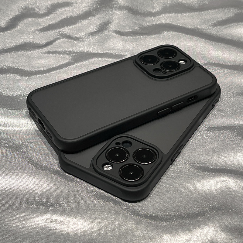 Matte Black New Model Suitable for Apple 14 Pro Max Phone Case iPhone 15 Anti-Fingerprint Anti-Drop 13 Full Coverage 12 Silicone Premium 12 Protective Case 11 Unisex 17 Magnetic Charging 16 Pro Max