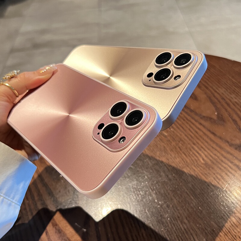 【High-Quality Cd Texture】 Dark Purple Full-Cover Lens Film Suitable for iPhone 15 Pro Phone Cases, Apple 14 Pro Max New Model, 13 Simple Style, 12 Advanced Anti-Drop, 11 Protective Case, Trendy for Men and Women