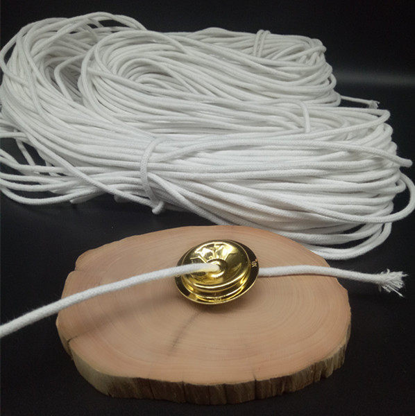 4mm cotton wick Edible oil soybean oil vegetable oil lamp wick Temple oil lamp float wick length 10 meters