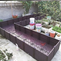 Growing vegetable artifact family balcony vegetable potted balcony growing box roof vegetable trough equipment Special