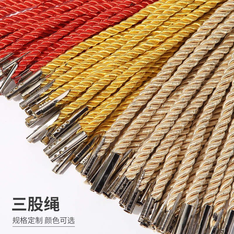Iron Buckle, Hand-Held Rope, Iron Head, Iron Buckle Handle, Rope Head, Metal Buckle, Stainless Steel Iron Buckle, Three-Strand Rope, Iron Buckle Processing