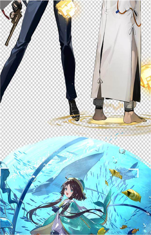 新月同行立绘高清图片PNG素材二次元游戏人物原画插画壁纸CG参考