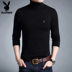 Playboy áo len cao cổ nam mùa đông trẻ trung màu rắn chạm đáy áo len nam phiên bản Hàn Quốc của xu hướng áo len shop áo hoodie nam Áo len