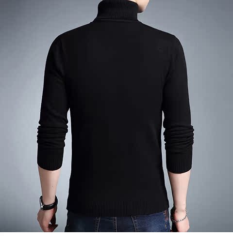 Playboy áo len cao cổ nam mùa đông trẻ trung màu rắn chạm đáy áo len nam phiên bản Hàn Quốc của xu hướng áo len shop áo hoodie nam