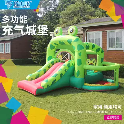Children's bouncy castle indoor and outdoor large park bouncer slide climbing home playground