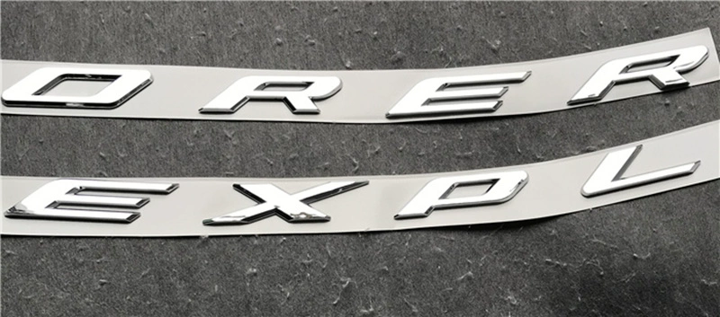 lô gô xe hơi Thích hợp cho Ford Explorer dấu từ che dấu EXPLORER Dấu chữ cái tiếng Anh dấu đầu dấu đuôi xe phía sau decal xe oto logo dán xe ô tô 