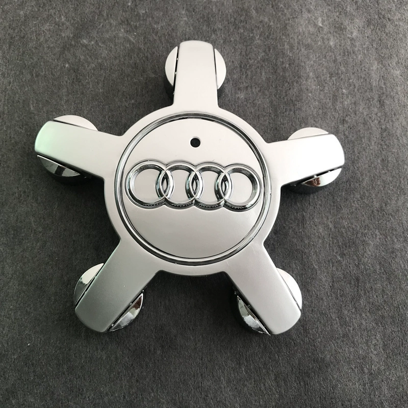 lô gô xe hơi Nắp trung tâm Audi 5 ngạnh A3 Q3 A4L Q5 A6L Q7 A8L nắp lốp trung tâm logo bánh xe màu đen decal xe hơi tem dan xe oto 