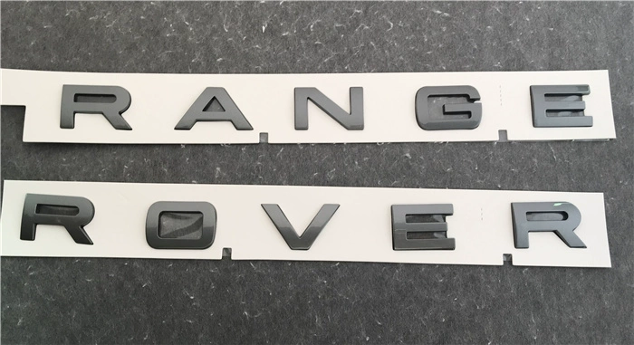 decal xe hơi Logo xe Land Rover Aurora Range Rover Executive Edition phiên bản thể thao Star Vein màu xám phía trước và phía sau tán lá sửa đổi logo chữ tiếng Anh các logo xe hơi logo oto