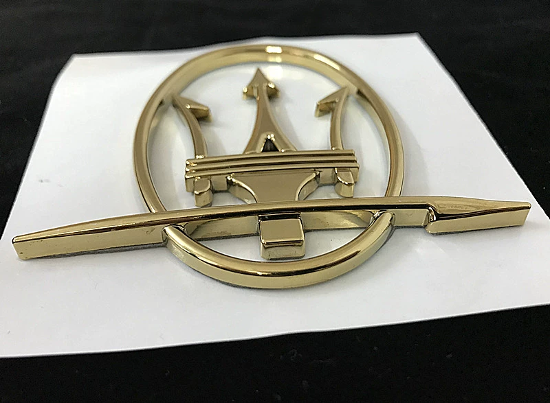 logo ôtô Nhãn xe Maserati SQ4 Post -Tail BID Chủ tịch Gobili sửa đổi Logo Front Marking Side Standard Nhãn dán nhãn tiếng Anh dán nắp capo xe ô tô biểu tượng các hãng xe ô tô