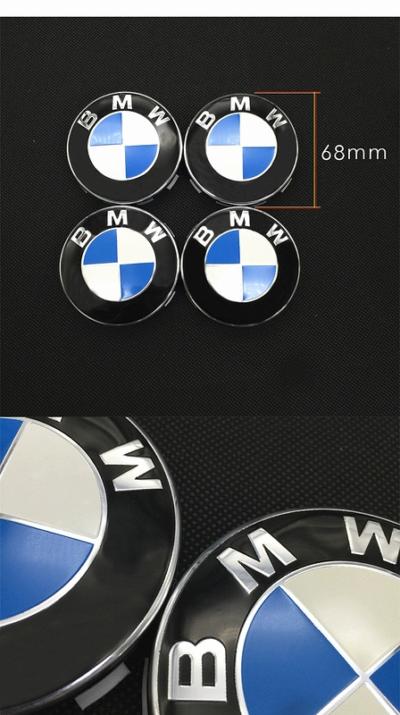 tem xe oto đẹp Biểu trưng nắp đậy bánh xe BMW 320 525 530 325 740 750 x1 X3X5x6 Logo xe trung tâm decal xe oto lô gô các hãng xe oto