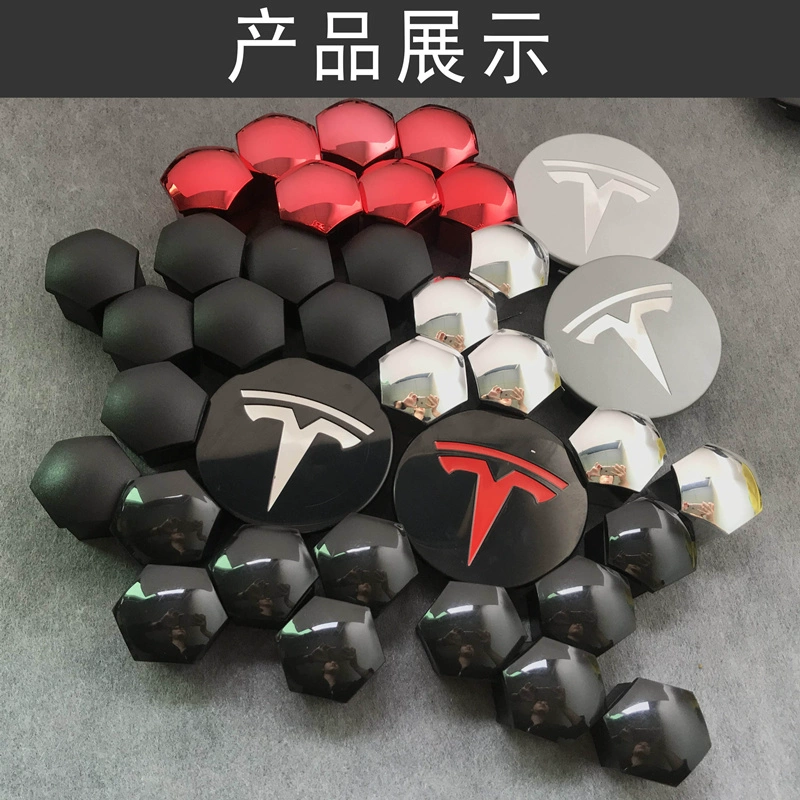 Thích hợp cho Tesla Model3 / Y / X nắp trung tâm xe trang trí nắp vặn nắp lốp phụ kiện sửa đổi bánh xe dán đổi màu xe ô tô decal xe oto