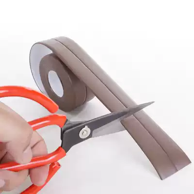 Kitchen wash basin waterproof sealing strip cosmetic room sewer pipe strong tape black self-adhesive waterproof pole adhesive