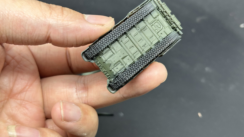 T72B3 Printed and Colored Finished Model