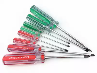 Color strip handle cross word screwdriver Screwdriver Cross word screwdriver with magnetic screwdriver tool screwdriver