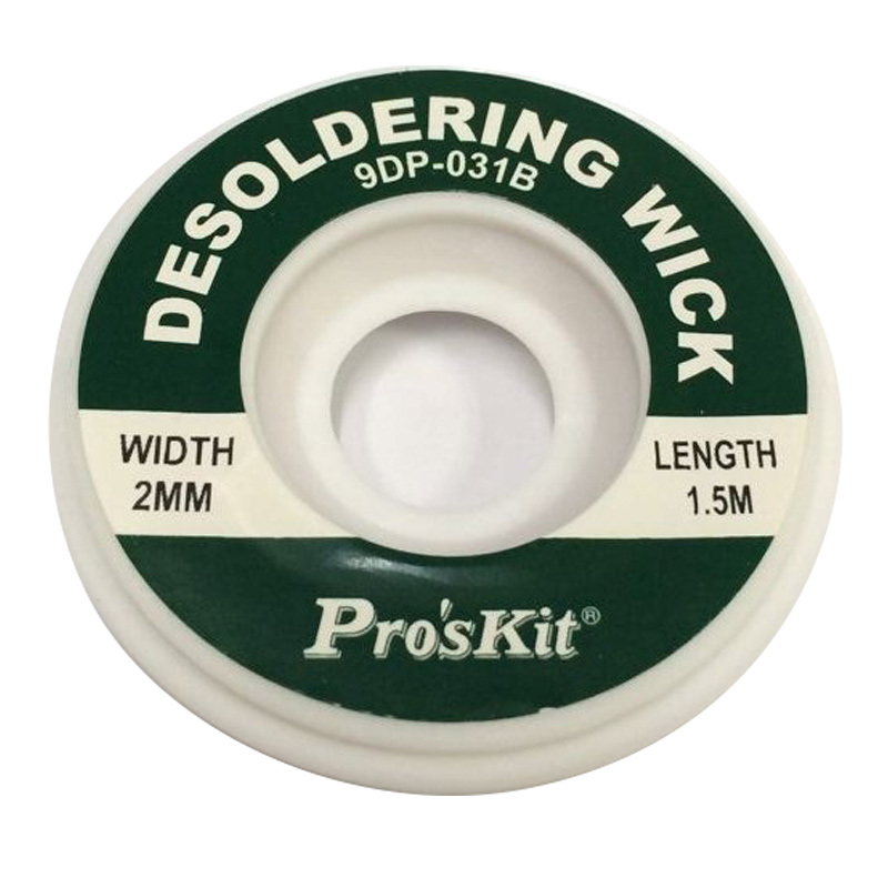 Taiwan Baogong suction tin belt suction wire (2mm*1 5 meters) 9DP-031B suction tin belt auxiliary tools