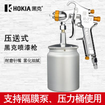  German black pressure-fed spray gun Pneumatic paint spray gun R-71 car furniture latex paint spray gun tool