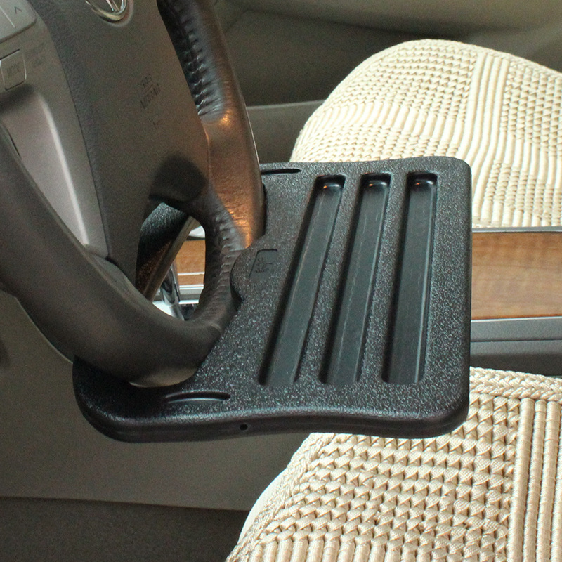 Vehicular pen electric bracket ipad flat panel multifunction steering wheel card table car dining tray computer table bench