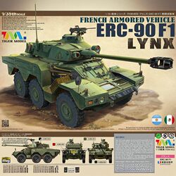 Kaqi Model Tiger Model 4632 1/35 French Erc-90 F1 Wheeled Reconnaissance Vehicle