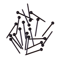 Plastic transparent sterile eardrum earhead ear stick matchhead earring anti-blocking girl ear stick mini ear pin jewelry