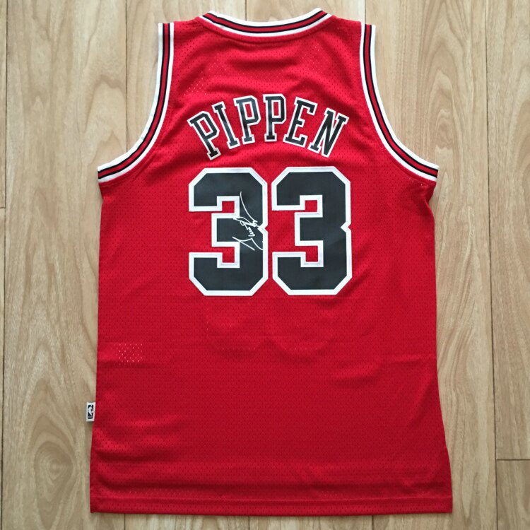 Bulls Pippen Signature Jersey Basketball Suit Jordan Kukocchi Ross Rodman Phil Jackson