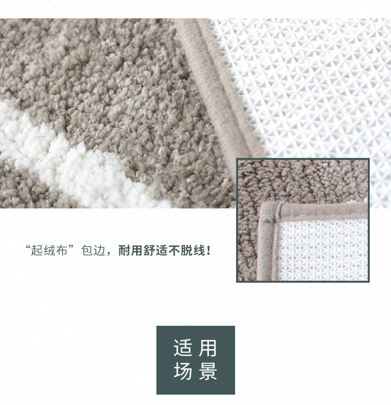 Nhà vệ sinh sàn mat cửa mat nhà bếp phòng tắm cửa thấm sàn mat phòng ngủ phòng tắm thảm chống trượt mat miếng lót nhà tắm